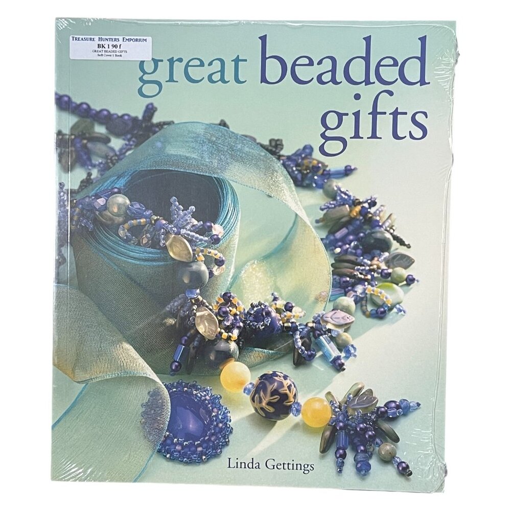 BK190 New Book GREAT BEADED GIFTS by Linda Gettings Soft Cover in Shrink Wrap